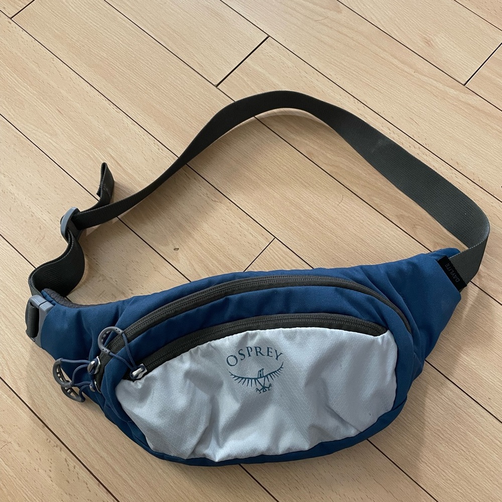 Osprey Blue and Gray Belt Bag